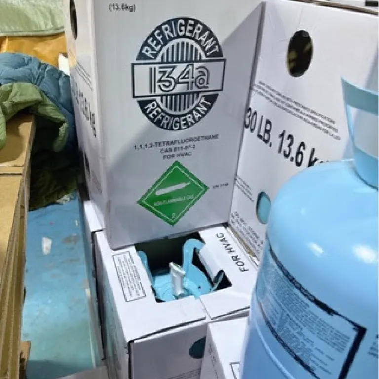 R134a مبرد کولر خودرو بسته‌بندی انگلیسی منبع کارخانه عمده فروشی ارسال رایگان R134a