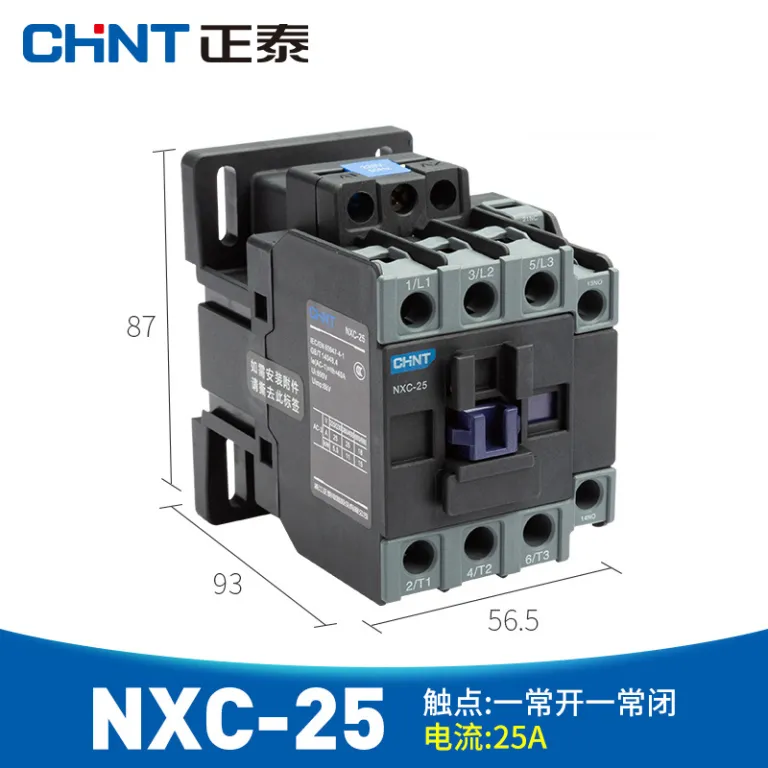 کنتاکتور AC چینت 220V سه‌فاز CJX2-12/1810/25/32/40/65/95NXC380V24V