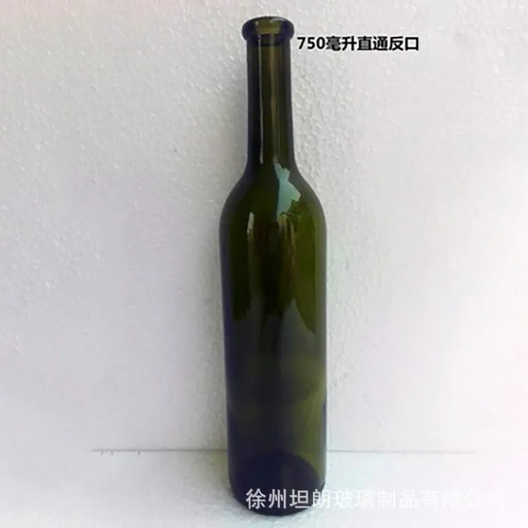 500mlبطری شراب قرمز شیشهای شفاف750mlبطری خالی شراب خارجی سبز تیره ضد نور برای شرابسازی خانگی