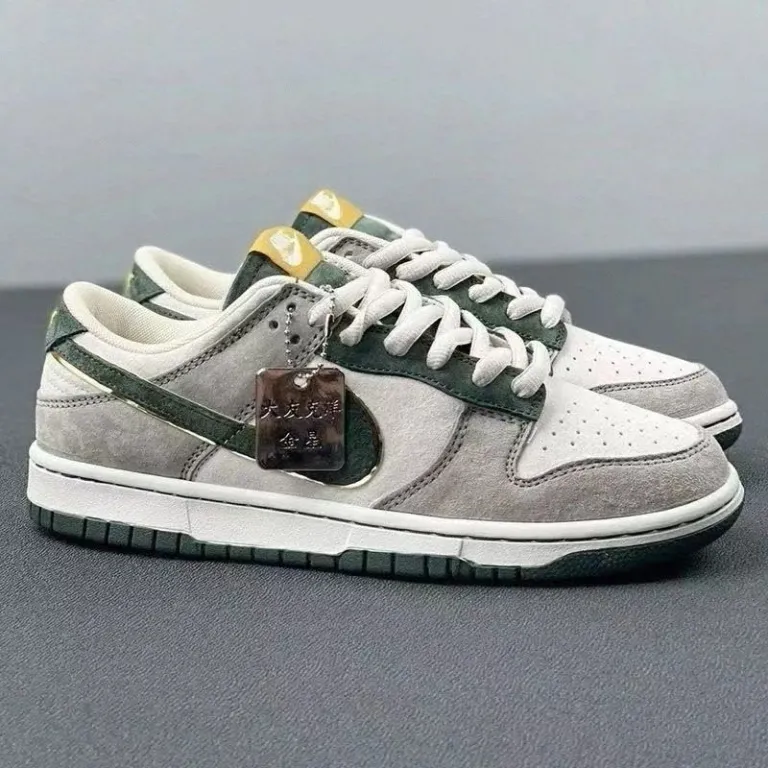 کفش اسکیت‌بورد ساق‌کوتاه سری دایو کاتسوهیرو Dunk Low اورجینال پوتیان، کفش ورزشی مردانه و زنانه، طرح جفت