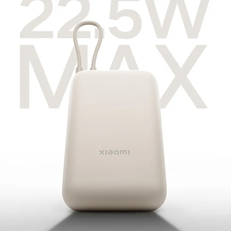 پاوربانک جیبی شیائومی با کابل داخلی 10000mAh مناسب دانش‌آموزان و رفت‌وآمد روزانه، شارژ سریع، هدیه تبلیغاتی سازمانی