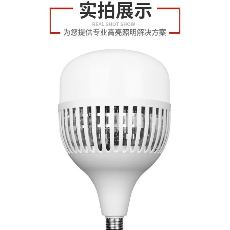 لامپ LED سرپیچی با پره خنک‌کننده فوق‌روشن و بادوام E27 مناسب کارخانه و کارگاه