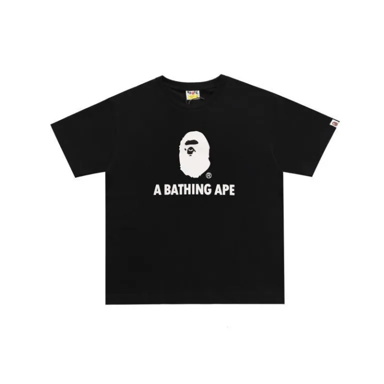 تی‌شرت BAPE تابستانی طرح سر میمون استتاری مردانه و زنانه استایل ژاپنی موجودی عمده