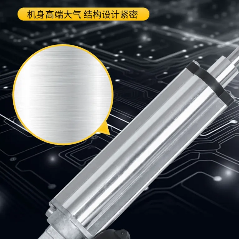 12V میله تلسکوپی برقی موتور بازکننده درب هود آشپزخانه عملگر خطی موتور فشار DC کم‌ولتاژ کم‌صدا