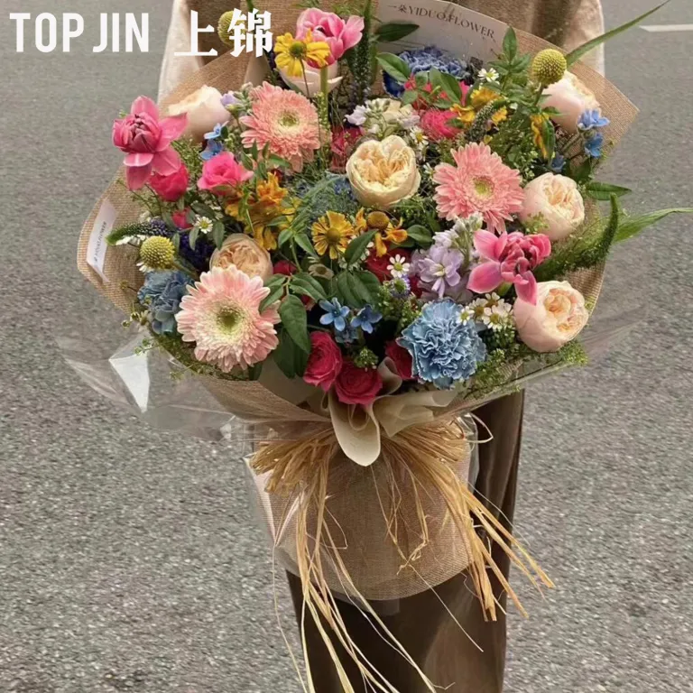 طناب رافیای طبیعی برای دسته گل، پرکننده جعبه هدیه و بسته‌بندی گل فروشی