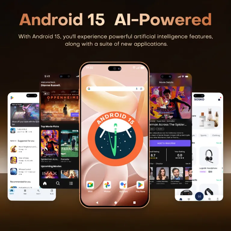 i17ProMax گوشی موبایل کراس‌بوردر 7.3 اینچ صفحه‌نمایش بزرگ 3+64GB اندروید واقعی 4G گوشی هوشمند تجارت خارجی 1 نسبت به 1