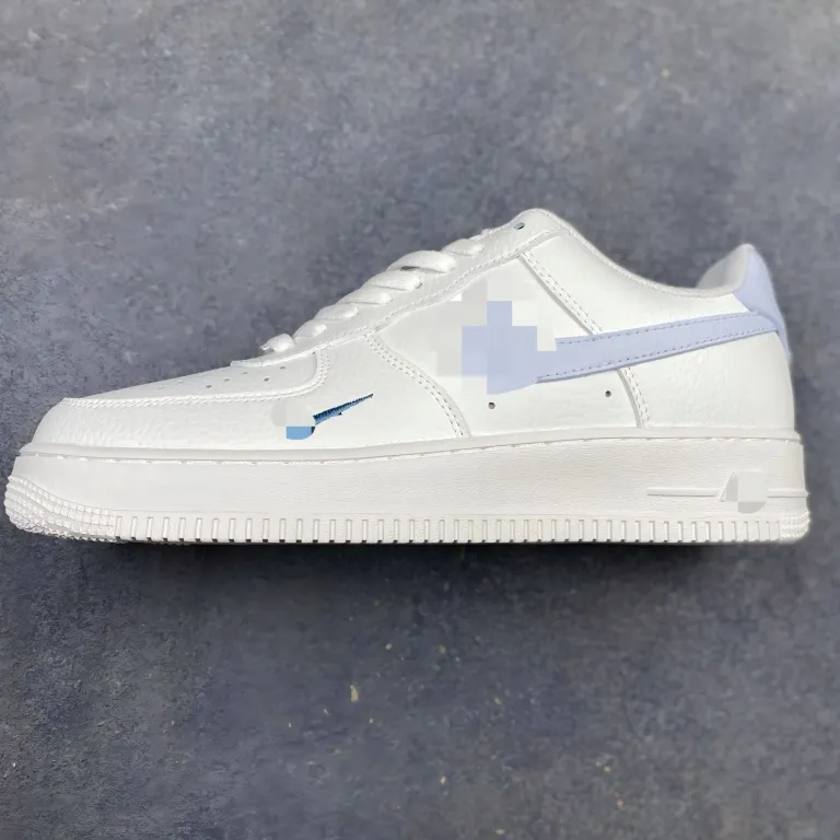 AF1‘07 کفش کتانی ساق کوتاه / کفش راحتی، دوخت لبه‌دار با جعبه اصلی و کفی هوا کامل