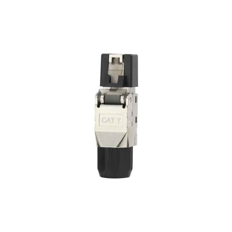 سوکت شبکه شیلددار بدون نیاز به ابزار پرس 7 CAT6A اتصال سریع
