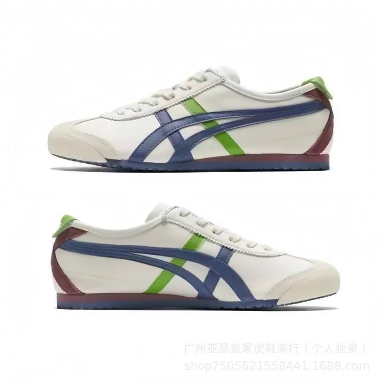کفش راحتی اسپرت کلاسیک Onitsuka Tiger MEXICO66 مناسب پیادهروی و استفاده روزمره، شیک و همهپسند مدل آگانو