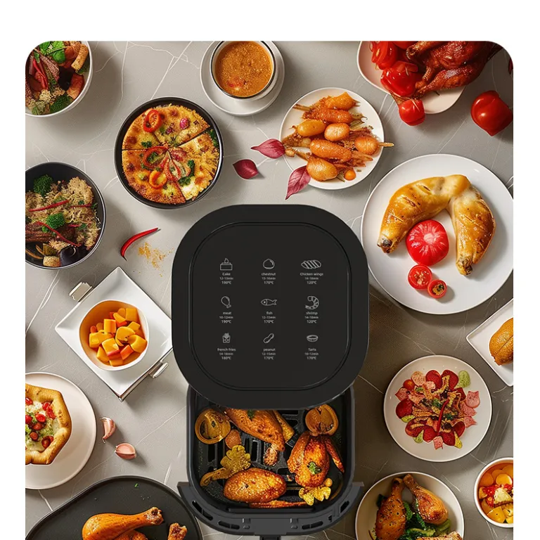سرخ‌کن بدون روغن Airfryer 15L با ظرفیت بالا، چندکاره خانگی از جنس استیل ضدزنگ، مجهز به پنجره دید و المنت حرارتی بالا و پایین