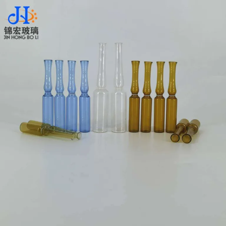 بطری تزریقی، بطری دهانه سوخته 1ml2ml3ml5ml10ml، آمپول، بطری سرم، بطری شیشه‌ای شکستنی قهوه‌ای استاندارد ملی و اروپایی