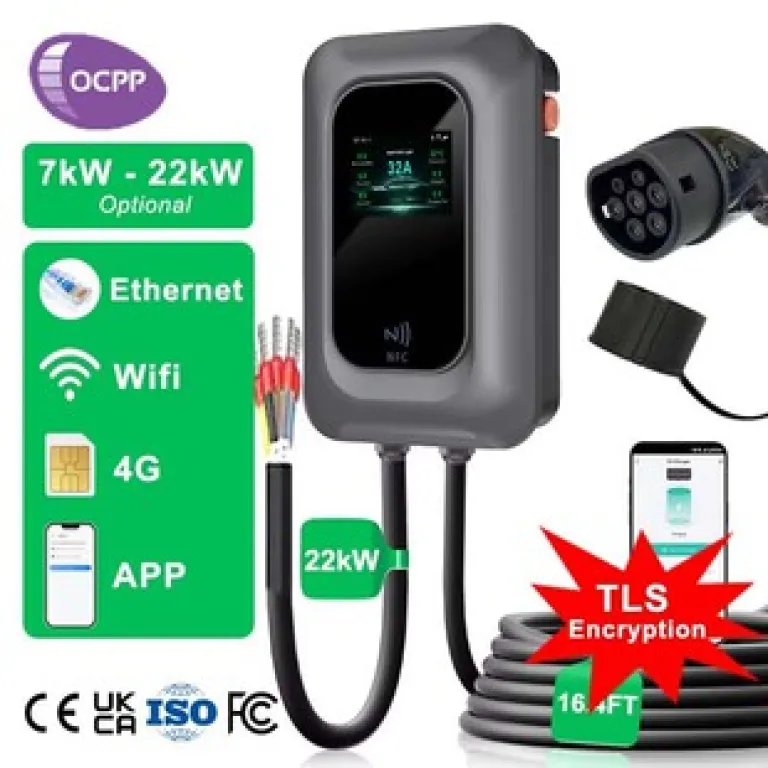 شارژر خودرو برقی 7KW خانگی استاندارد اروپا Type2 استاندارد آمریکا Type1 شارژر خودرو انرژی نو BYD 11KW22KW