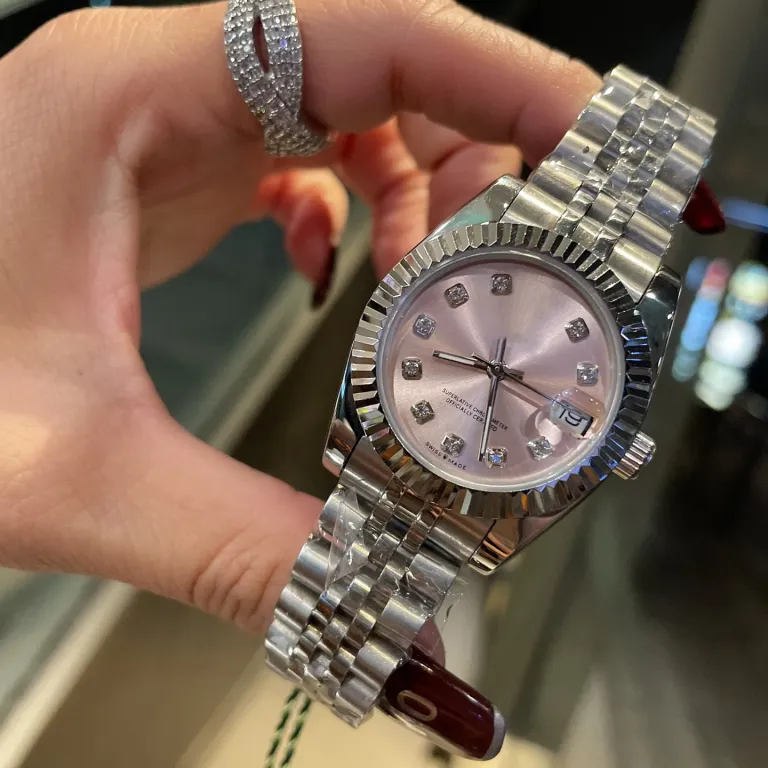 ساعت زنانه رولکس اویستر پرپچوال دیت جاست 31MM کوارتز سوئیسی سری دیت جاست سبز زیتونی