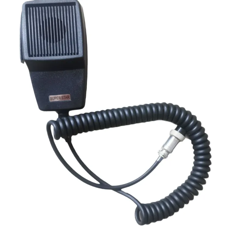 میکروفون دستی دینامیک با کانکتور هوانوردی 4 پین و 5 پین، مناسب بیسیم COBRA CB-507 و argo-300
