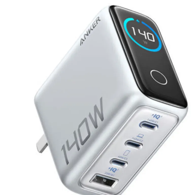 ست شارژر و کابل ANKER 140W گالیوم نیترید با دو نمایشگر هوشمند B2697