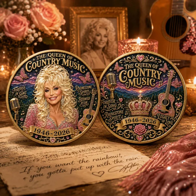 سکه یادبود ابدی دالی پارتن Dolly Parton Commemorative Coin برای فروشگاه مستقل برون‌مرزی