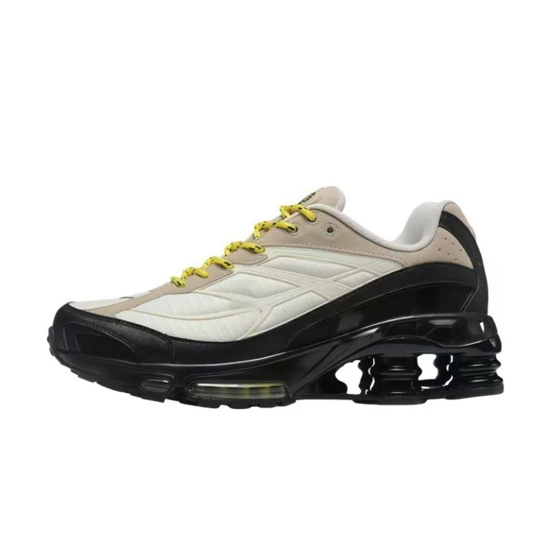 کفش رانینگ ریباک Reebok با بالشتک هوا Shox توری تنفس‌پذیر ضربه‌گیر و کفی بلند زنانه و مردانه