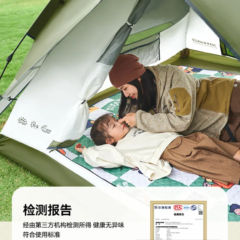 چادر کمپینگ خودایستا چهارفصل پلیس با پوشش نقره‌ای ضدباد، ضدآب و ضدآفتاب مدل کوانگ‌یه
