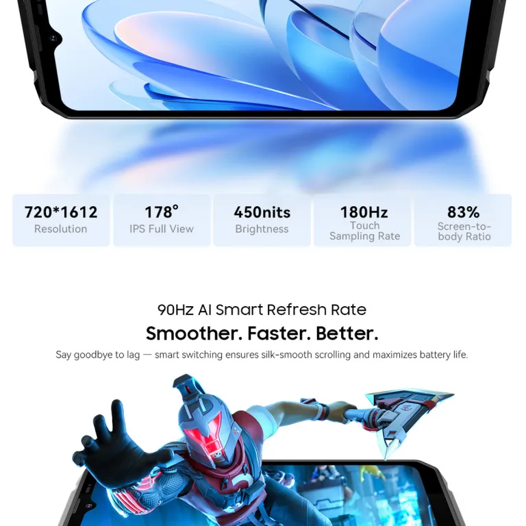 گوشی هوشمند سه‌محافظ سری Blackview ROcK نسل 1 با نمایشگر ثانویه بزرگ، تحویل هنگ کنگ