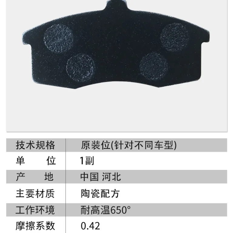 لنت ترمز خودرو Brake pads1111-3501080 لنت و کفشک ترمز لادا LADA روسیه