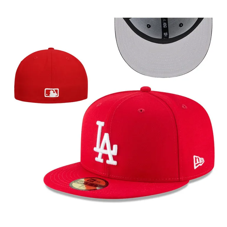 کلاه بیسبال MLB تیم نیویورک یانکیز و لس آنجلس داجرز، پرفروش بین‌المللی، کاملاً بسته، ورزشی در فضای باز، سایز استاندارد، لبه صاف
