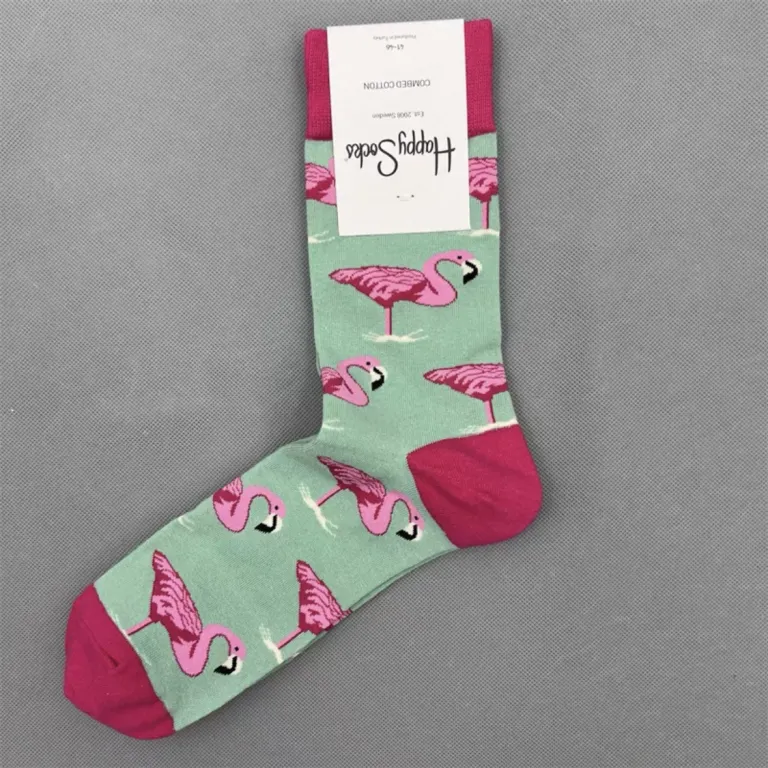 جوراب رنگی HappySocks مردانه طرح کارتونی فانتزی اینستاگرامی ساق‌متوسط بیرونی خیابانی