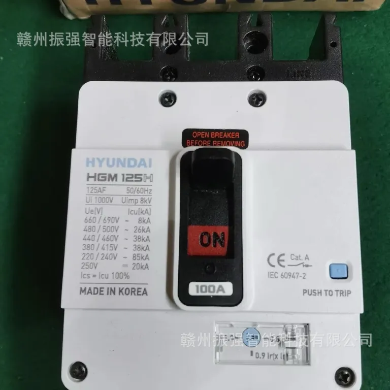 قابل مذاکره کلید اتوماتیک قالبی هیوندای HYUNDAI HGM125H 3P 100A نوع کشویی مخصوص کشتی