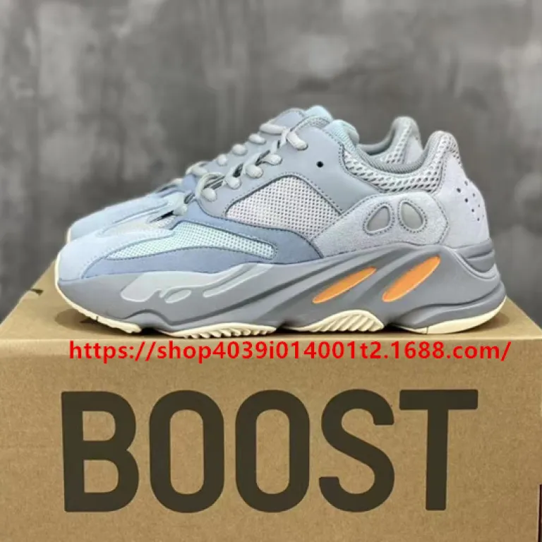 کفش اصل پوتیان یزی originalsboost700v2 مردانه و زنانه 700v3 کفش پدری ساق کوتاه مشکی