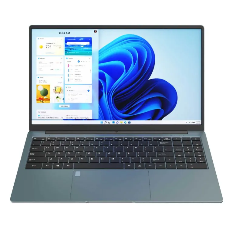 لپ‌تاپ با پردازنده نسل 11 N5095، مناسب کارهای اداری و خانگی، باریک و سبک، قابل حمل، مناسب بازی، فروش عمده
