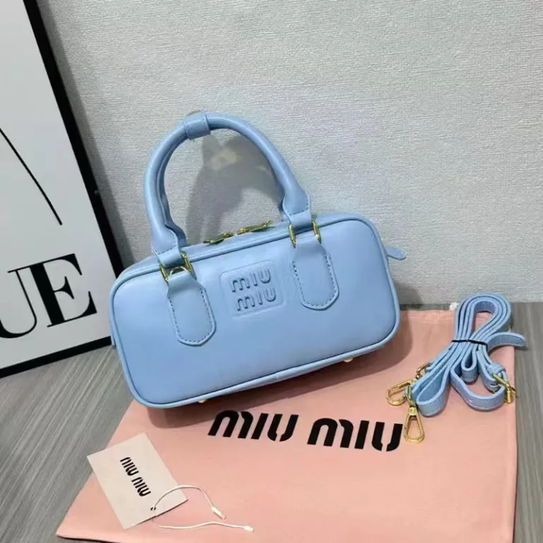 کیف دستی کوچک بوستون بولینگ بالشی مدل جدید miu قابل استفاده به صورت دوشی و کراس بادی