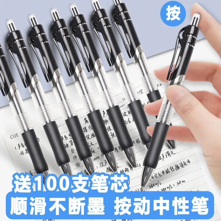 خودکار فشاری k35 مدل 0.5mm مناسب دانش‌آموز و امتحان، ساده، در رنگ‌های مشکی و قرمز