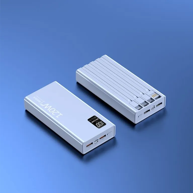 3C دارای گواهی 120W پاوربانک شارژ سریع فوق‌سریع 20000 میلی‌آمپر ظرفیت بالا شارژ سریع دوطرفه پاوربانک قابل حمل