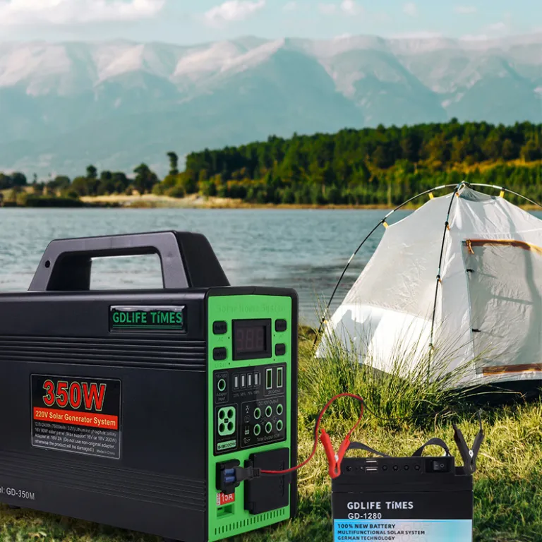 سیستم تولید برق خورشیدی خانگی 220v پنل خورشیدی قابل حمل با باتری لیتیومی کوچک یکپارچه و چندکاره