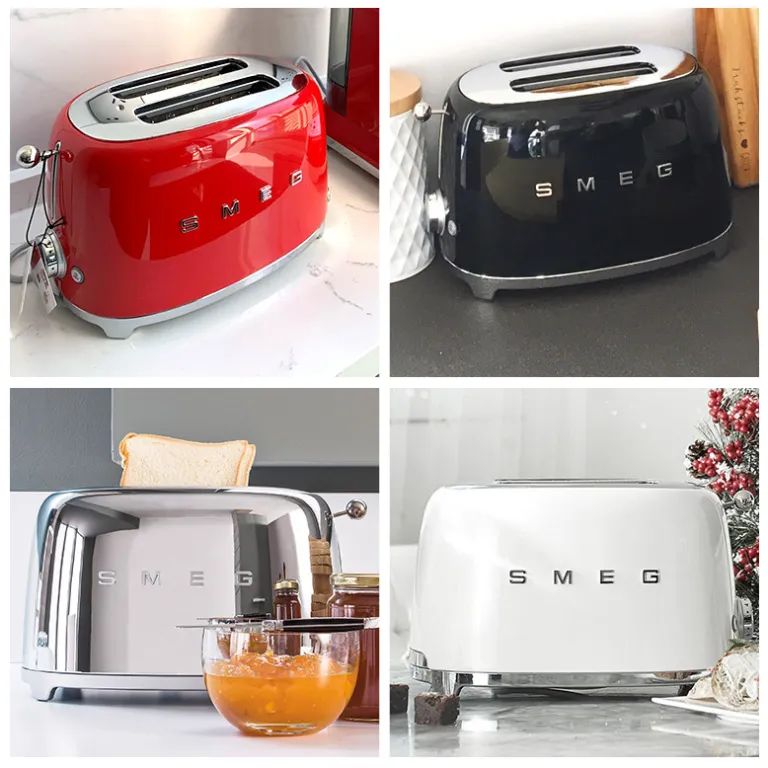 توستر چندکاره رترو SMEG TSF01، دستگاه برشته‌کن نان و گرم‌کن صبحانه خانگی
