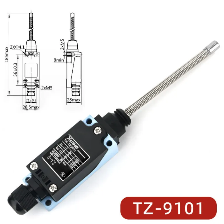 ME-8108 کلید محدودکننده خودبازگشت میکروسوئیچ تماسی محدودکننده TZ-8101 کلید مسیر