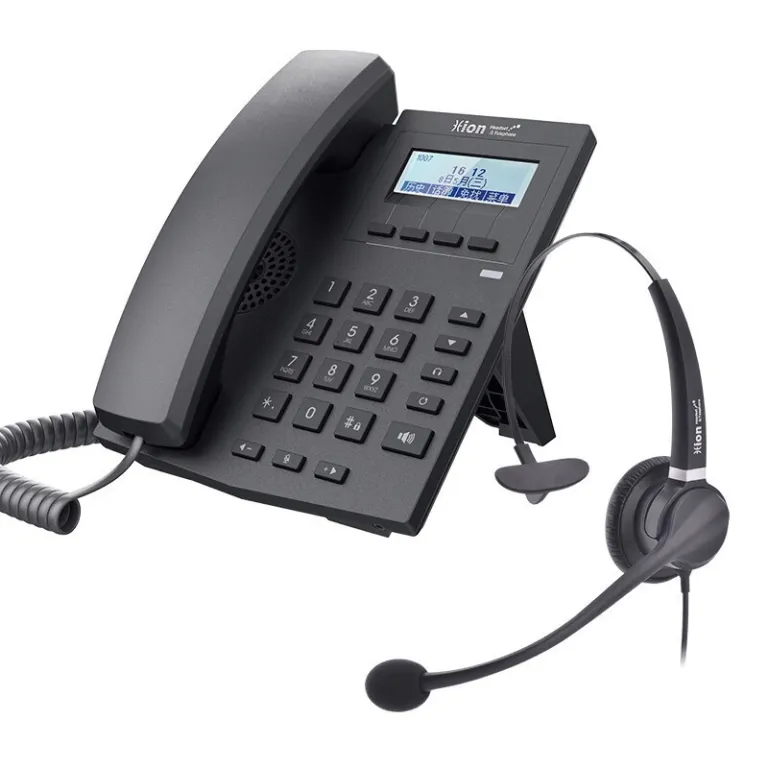 تلفن IP هدست HION S320P/S900 مرکز تماس اپراتور پشتیبانی مشتری شبکه SIP