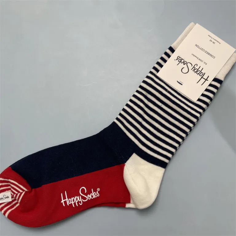 جوراب زنانه رنگارنگ HappySocks طرح کارتونی بامزه مدل اینستاگرامی نیمه‌ساقه بیرونی خیابانی