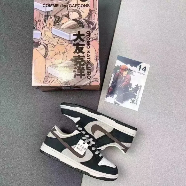 کفش اسکیت‌بورد ساق‌کوتاه سری دایو کاتسوهیرو Dunk Low اورجینال پوتیان، کفش ورزشی مردانه و زنانه، طرح جفت
