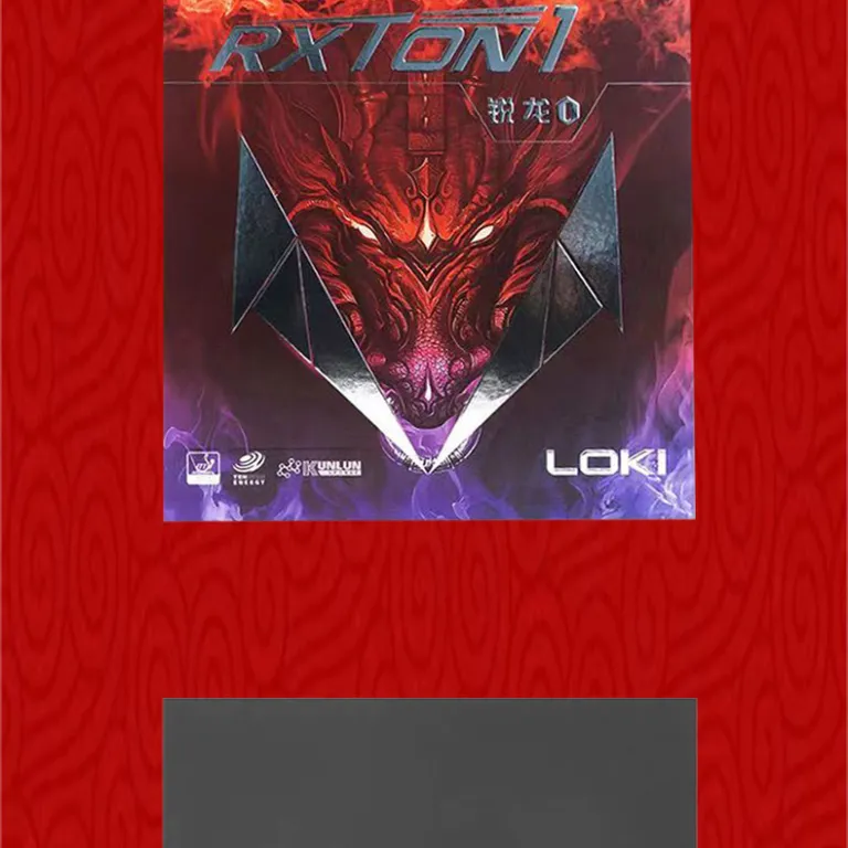 روکش لاستیکی چسبناک راکت پینگ‌پنگ LOKI Thor Ruilong 1 با اسفنج الاستیک بالا اصل