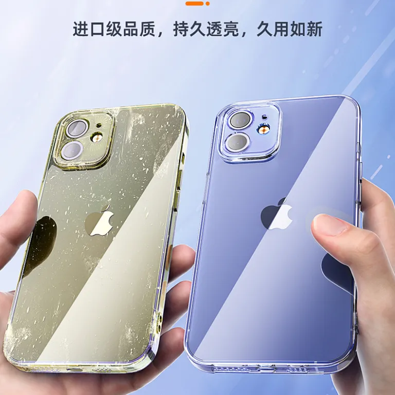 قاب گوشی اپل 18 شفاف نرم iphone17 ضد ضربه چهار گوشه باریک 15 محافظ فضایی 16pro14