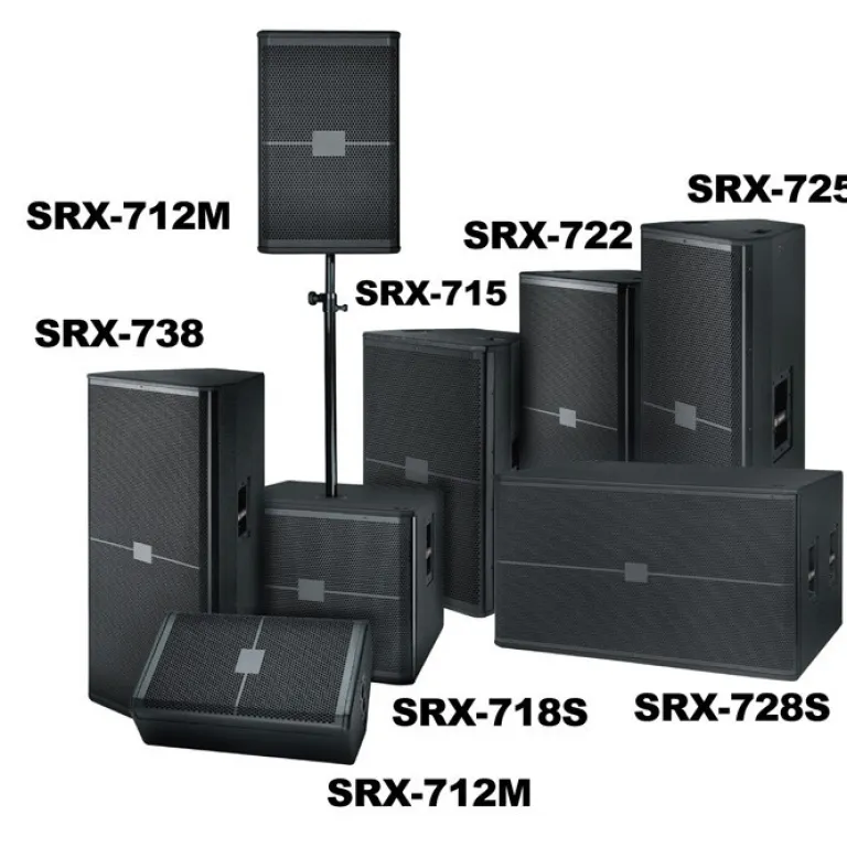 SRX715 اسپیکر حرفه‌ای بزرگ اجرای زنده، مناسب مراسم عروسی، کارائوکه و بار، با توان بالا 15 اینچی Speaker