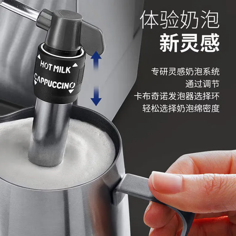 دلونگی (Delonghi) EM450.M قهوه‌ساز نیمه‌اتوماتیک پمپی اسپرسو دستی با نازل بخار