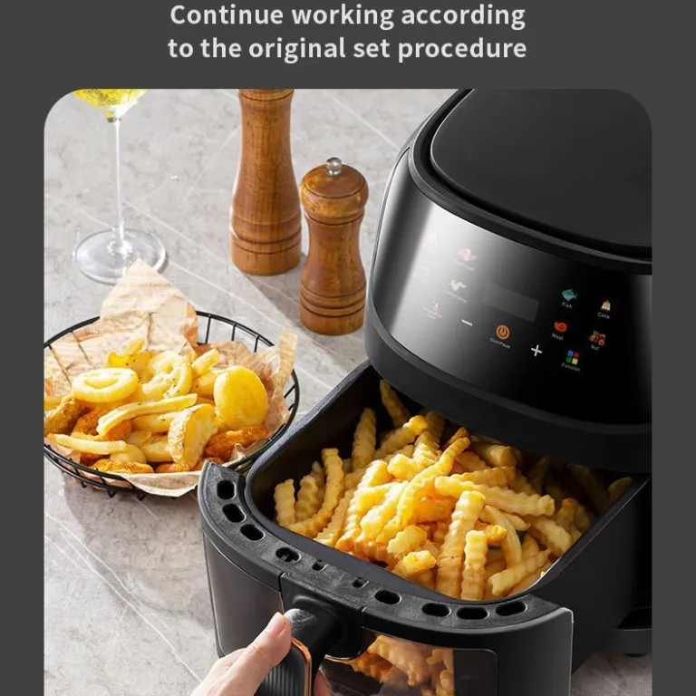 سرخ‌کن بدون روغن 8L چندکاره هوشمند با صفحه لمسی ظرفیت بزرگ airfryer دستگاه فر و سیب‌زمینی سرخ‌کن برقی