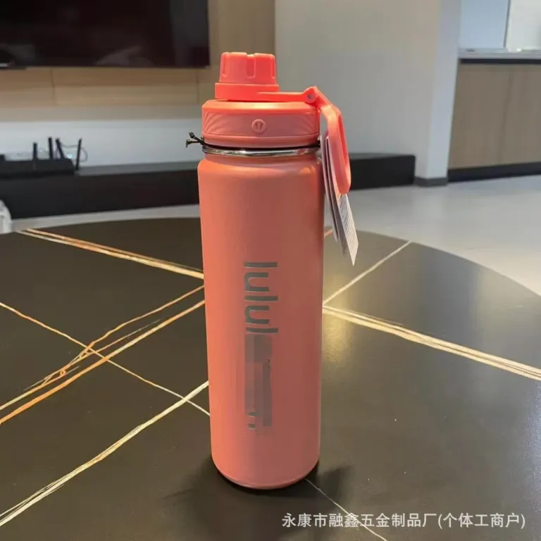 بطری آب ورزشی BacktoLife مشابه lululemon 710ml قمقمه سفری و یوگا