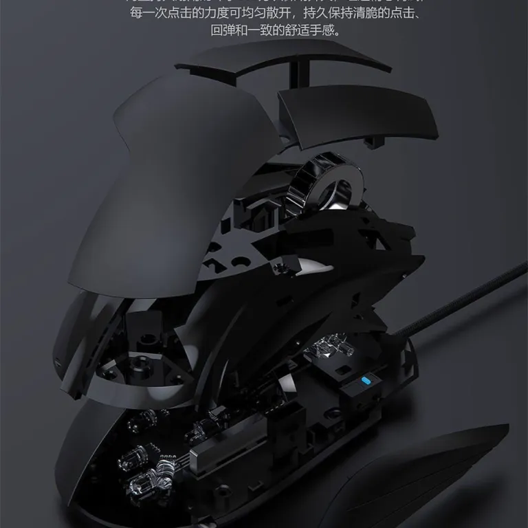 ماوس گیمینگ مکانیکی باسیم G502 با نور RGB و ماکرو مخصوص بازی‌های LOL و PUBG مناسب کافی‌نت