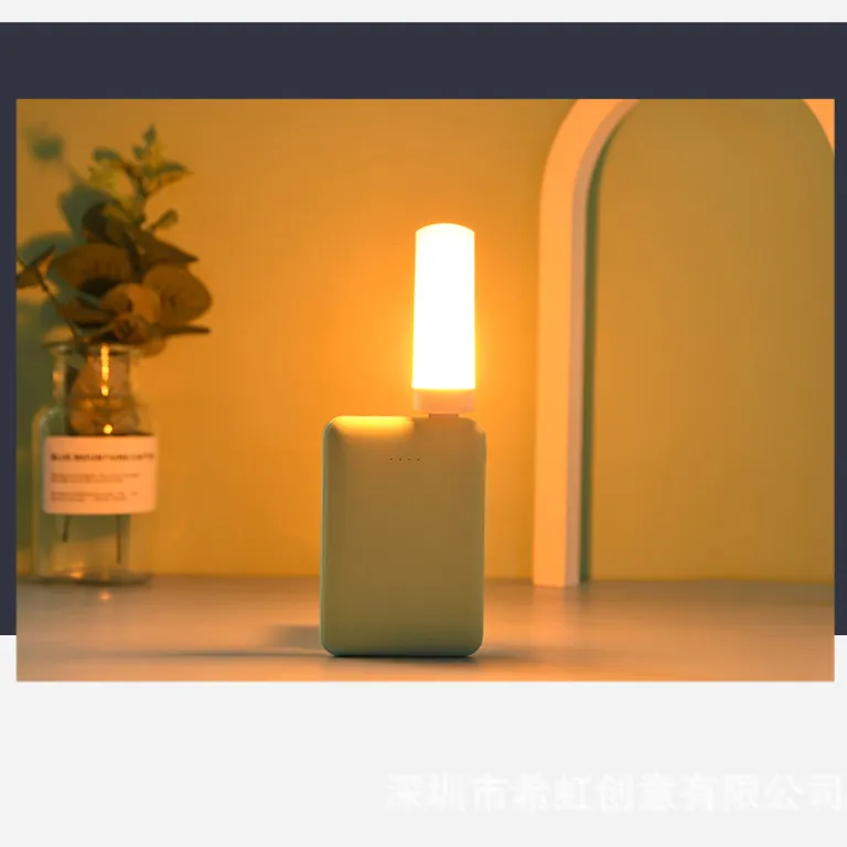 چراغ خواب USB طرح شعله جدید، چراغ USB، چراغ خواب کوچک USB، چراغ کنار تخت، چراغ خواب LED، چراغ شمعی USB