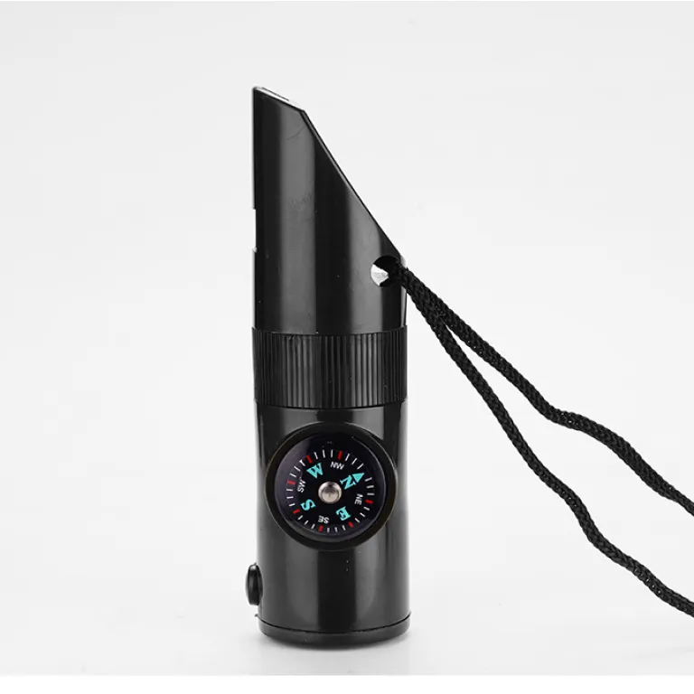 سوت هفت‌کاره چندمنظوره برای فضای باز با چراغ LED، دماسنج و قطب‌نما 7 1