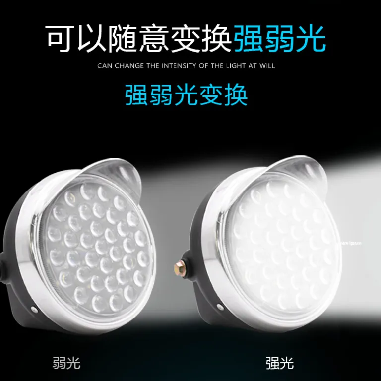 چراغ جلو LED فوق‌روشن گرد 12v-80V برای موتورسیکلت و سه‌چرخه برقی