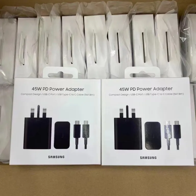 T4510 مناسب سامسونگ S22+S22Ultra شارژر موبایل تبلت پاوربانک لپ‌تاپ TYPE-C 45W