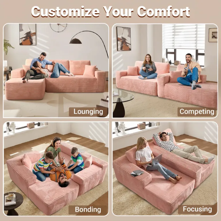 مبل بدون اسکلت فشرده پرفروش اروپا و آمریکا بسته‌بندی وکیوم حمل آسان BonelessSofa عمده کارخانه کانتینری